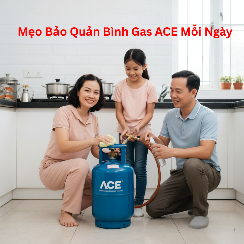 Nhỏ Mà Quan Trọng: Mẹo Bảo Quản Bình Gas ACE Mỗi Ngày